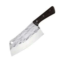 Küchenmesser aus Kohlenstoffstahl - Metzger- / Küchenmesser - geschmolzenes Design