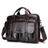 Business shoulder bag - genuine leather - large capacityBags