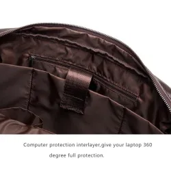 Business shoulder bag - genuine leather - large capacityBags
