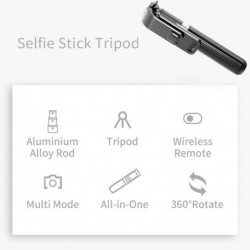 Selfie stick tripod - with remote - extendable - foldable monopod - Wireless / BluetoothTripods & stands