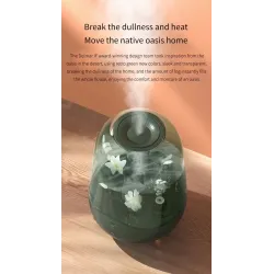 DEERMA - ultrasonic air humidifier - diffuser - aromatherapy - transparent - with water filtration - 5 LHumidifiers