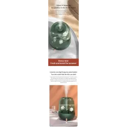 DEERMA - ultrasonic air humidifier - diffuser - aromatherapy - transparent - with water filtration - 5 LHumidifiers