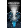DEERMA - ultrasonic air humidifier - diffuser - aromatherapy - transparent - with water filtration - 5 LHumidifiers
