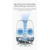 DEERMA - ultrasonic air humidifier - diffuser - aromatherapy - transparent - with water filtration - 5 LHumidifiers