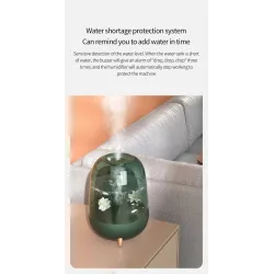 DEERMA - ultrasonic air humidifier - diffuser - aromatherapy - transparent - with water filtration - 5 LHumidifiers