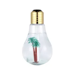 Luftbefeuchter in Kolbenform - Ultraschalldiffusor - LED - 400ml
