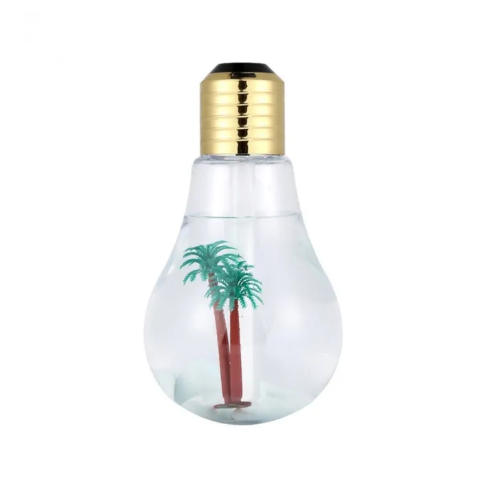 Luftbefeuchter in Kolbenform - Ultraschalldiffusor - LED - 400ml