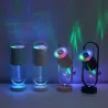 Ultraschall-Luftbefeuchter - 360-Grad-Rotations-Nebelspray - mit LED - 200 ml