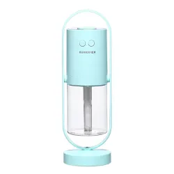 Ultrasonic air humidifier - 360 degree rotation mist spray - with LED - 200 mlHumidifiers