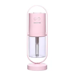 Ultrasonic air humidifier - 360 degree rotation mist spray - with LED - 200 mlHumidifiers