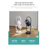 Ultrasonic air humidifier - 360 degree rotation mist spray - with LED - 200 mlHumidifiers