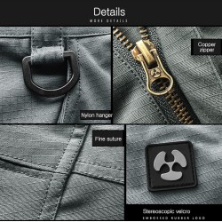 Taktische / Militärhose - mit Reißverschlüssen / Taschen - wasserdicht