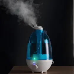 Ultraschall-Luftbefeuchter – Diffusor für ätherische Öle – Doppelnebelzerstäuber – mit LED – 4 L