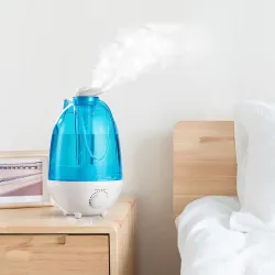Ultraschall-Luftbefeuchter – Diffusor für ätherische Öle – Doppelnebelzerstäuber – mit LED – 4 L