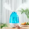 Ultraschall-Luftbefeuchter – Diffusor für ätherische Öle – Doppelnebelzerstäuber – mit LED – 4 L