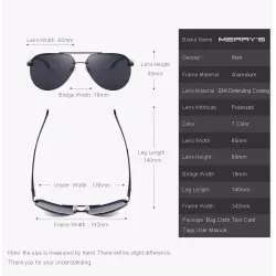 MERRY'S - men's polarized sunglasses - aluminum frameSunglasses