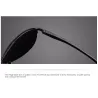 MERRY'S - polarisierte Herrensonnenbrille - Aluminiumrahmen