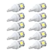 LED car bulb - DC 12V - T10 5050 W5W - 10 piecesT10