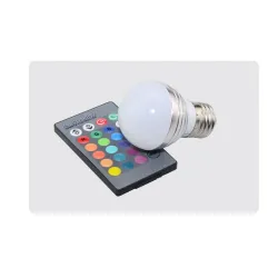 LED-RGB-Zauberbirne – 16 wechselnde Farben – mit IR-Fernbedienung – E27 – 5 W – 7 W