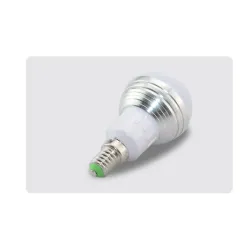 LED RGB magic bulb - 16 changing colors - with IR remote control - E27 - 5W - 7WE27