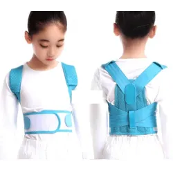 Children posture corrector - adjustable belt - orthopedic corset - blueKids