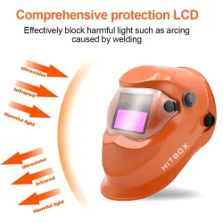 Welding helmet - auto darkening - solar - DIN 4 - DIN 5-13Helmets