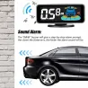 Auto-Parksensor - Radar - Rückwärts-Autoparken - LCD-Monitoranzeige - LED