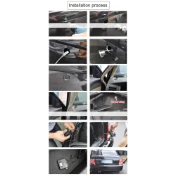 Auto-Parksensor - Radar - Rückwärts-Autoparken - LCD-Monitoranzeige - LED