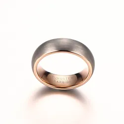 Tungsten carbide ring - rose goldRings