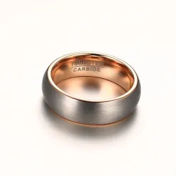 Ring aus Wolframkarbid - Roségold