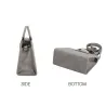 Vintage Handtasche - mit Schultergurt - Fellbommel - Leder