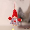 Weihnachtsengel aus Seidenplüsch - Puppen - hängende Dekorationen