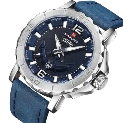 Naviforce - leather Quartz watch - luminousWatches