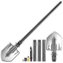 Faltbare Multifunktionsschaufel - Aluminium - Militär - Survival