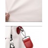 Multifunktionaler Lederrucksack - Umhängetasche - Anti-Diebstahl-Reißverschlüsse - großes Fassungsvermögen - Känguru-Logo