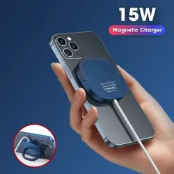 Magnetisches kabelloses Ladegerät - Schnellladung - mit Halterung - USB C - für IPhone 12 Pro / Samsung