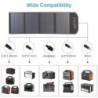 120 W Solarpanel - faltbares Schnellladegerät - für Telefon / Kamera / Laptop