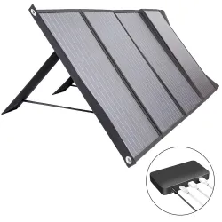120W Solar panel - foldable fast charger - for phone / camera / laptopChargers