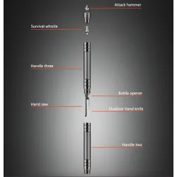 Multifunctional engineering shovel - foldable - military / survival tool - setSurvival tools