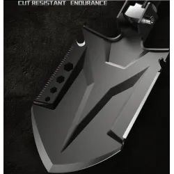Multifunctional engineering shovel - foldable - military / survival tool - setSurvival tools