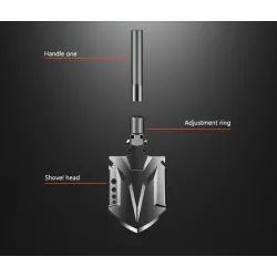 Multifunctional engineering shovel - foldable - military / survival tool - setSurvival tools