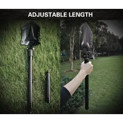 Multifunctional engineering shovel - foldable - military / survival tool - setSurvival tools