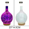 Ultraschall-Luftbefeuchter - Diffusor für ätherische Öle - LED - 3D-Feuerwerk