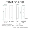 LED-Wandeinbauleuchte - mit Bewegungssensor - Innenbereich IP20 - 3W