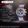 PAGANI DESIGN - mechanical / automatic watch - rainbow bezel - waterproof - leather / nylon strapWatches