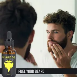 Ätherisches Bartwuchsöl - mit Dermaroller - 30ml