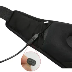 Schlafbrille - mit Bluetooth-Kopfhörer und Mikrofon