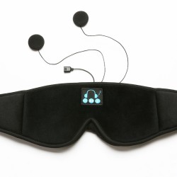 Schlafbrille - mit Bluetooth-Kopfhörer und Mikrofon