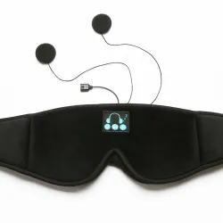 Schlafbrille - mit Bluetooth-Kopfhörer und Mikrofon