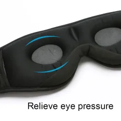 Schlafbrille - mit Bluetooth-Kopfhörer und Mikrofon